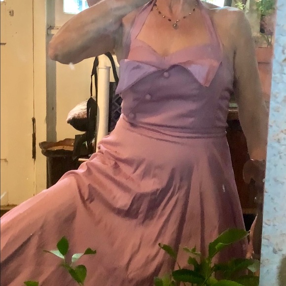 Lavender Lindy Bop swing dress - Picture 11 of 11